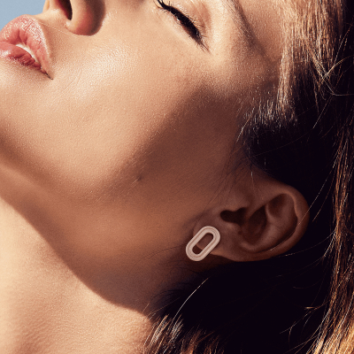 Labyrinth Small Oval Earrings