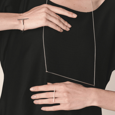 LINIA necklace Minimalist, handcrafted - Monom